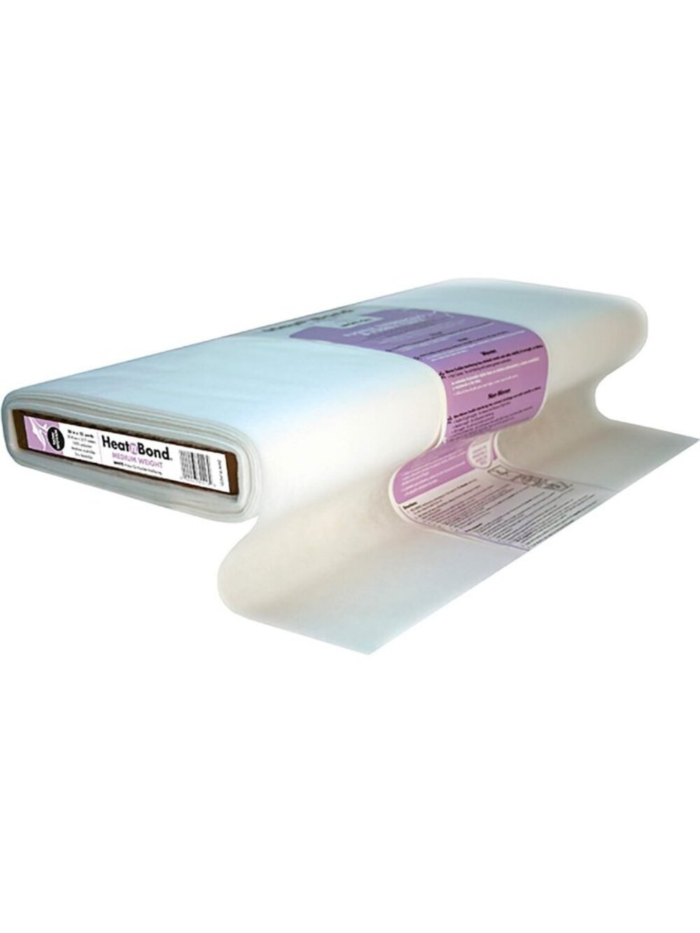Medium Weight Fusible Interfacing, 20" x 25 Yards, Non-Woven Fabric for Crafts